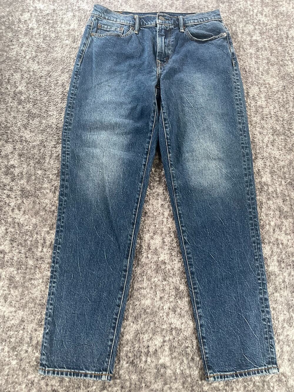 American Eagle Men's 30 Loose Fit Medium Wash Blue Denim Jeans fit 33x31